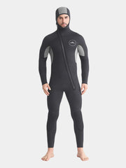 SBART Mens 5/7MM Full Body Winter Wetsuit