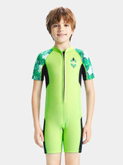 DIVE & SAIL 2.5MM Kids Short-Sleeve Front-Zip Wetsuit