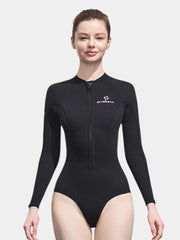 DIVE & SAIL 2MM Women’s One-Piece Front Zip Bikini Wetsuit