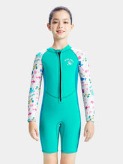 DIVE & SAIL Girls 2.5MM Long Sleeve Cartoon Wetsuit