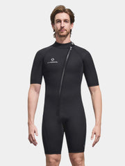 DIVE & SAIL 2MM Front Zip Short Sleeve Wetsuit