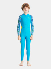 DIVE & SAIL Boys One-Piece Long Sleeve Swim Dive Skin Suit
