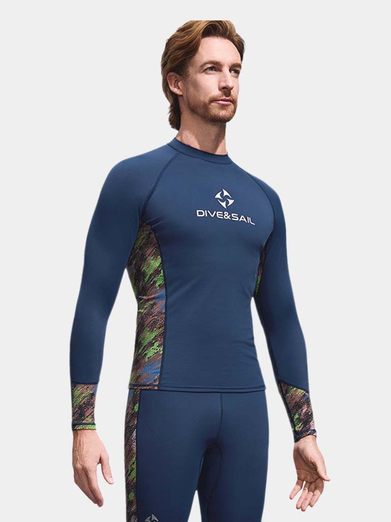 DIVE & SAIL Quick-Dry Sun-Proof Long-Sleeve Dive Skin Top
