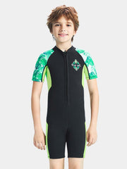 DIVE & SAIL 2.5MM Kids Short-Sleeve Front-Zip Wetsuit