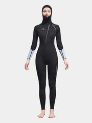 DIVE & SAIL 3MM Hooded One-Piece Front Zip Thermal Scuba Wetsuit