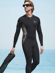 DIVE & SAIL Lycra One-Piece Quick-Dry UV Dive Skin Swimsuit
