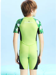 DIVE & SAIL 2.5MM Kids Short-Sleeve Front-Zip Wetsuit