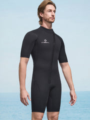 DIVE & SAIL 2MM Front Zip Short Sleeve Wetsuit