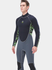 SLINX Men's 2mm Camo Long Sleeve Full Wetsuit