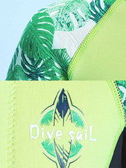 DIVE & SAIL 2.5MM Kids Short-Sleeve Front-Zip Wetsuit