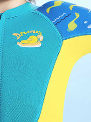 DIVE & SAIL Boys 2.5MM Neoprene Long Sleeve Front Zip Wetsuit