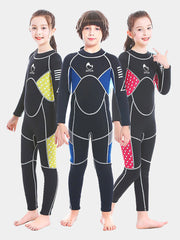 3MM Full Body Long Sleeve Kids Wetsuit 3 Colors