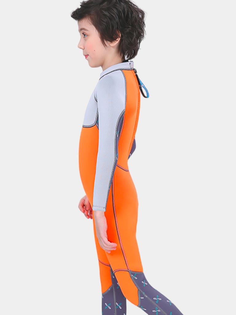 Boys Long Sleeve One Piece Thermal Wetsuit