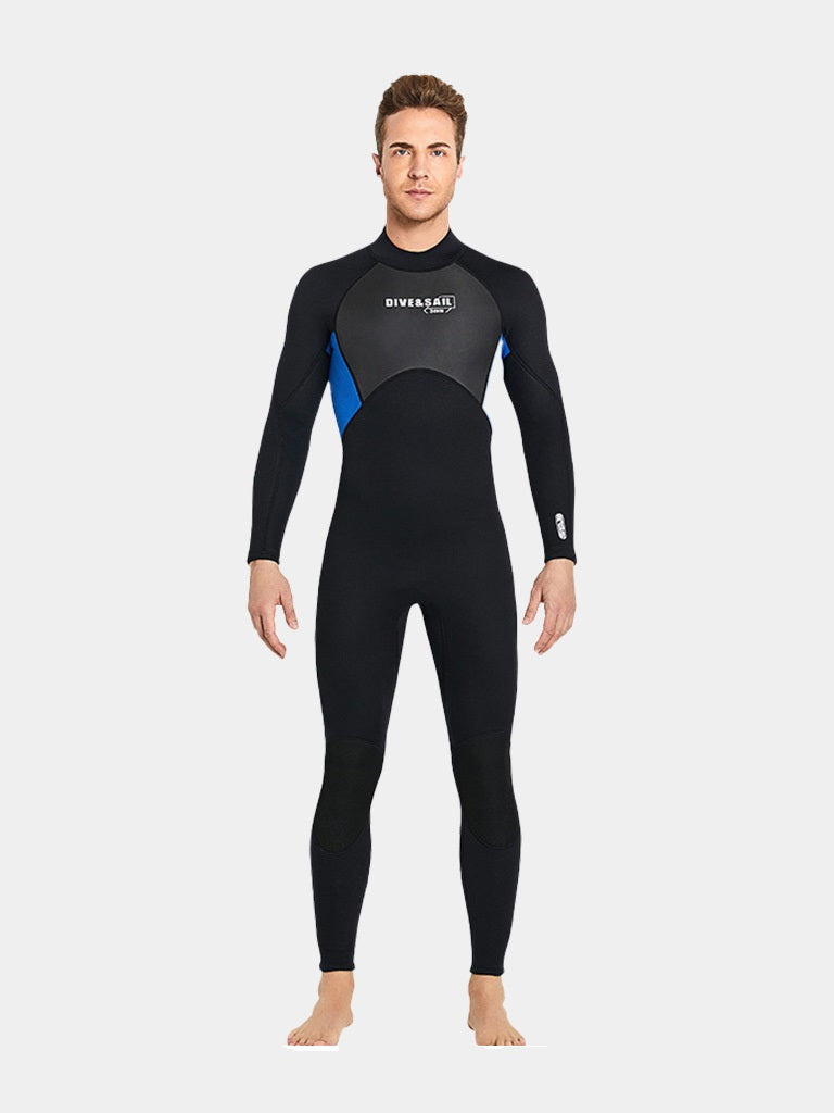 DIVE & SAIL Men 3MM Full Body Thermal Wetsuit
