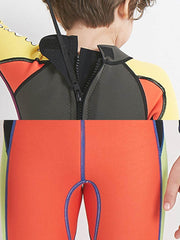 DIVE & SAIL One Piece 2.5MM Long Sleeve Snorkeling Wetsuit for Boys