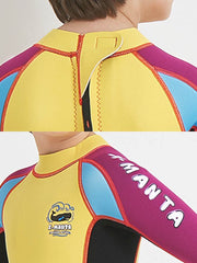 DIVE & SAIL One Piece 2.5MM Long Sleeve Snorkeling Wetsuit for Boys