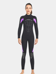 DIVE SAIL Women Long Sleeve Wetsuit Black Purple