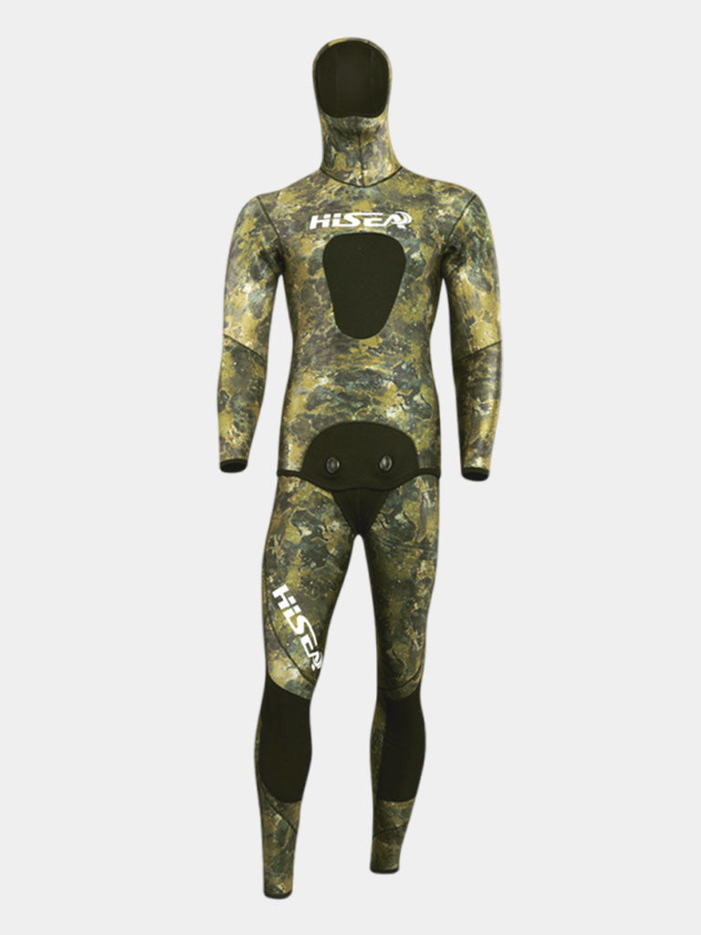 HISEA Men 7mm Wetsuit FishingSuit Camo