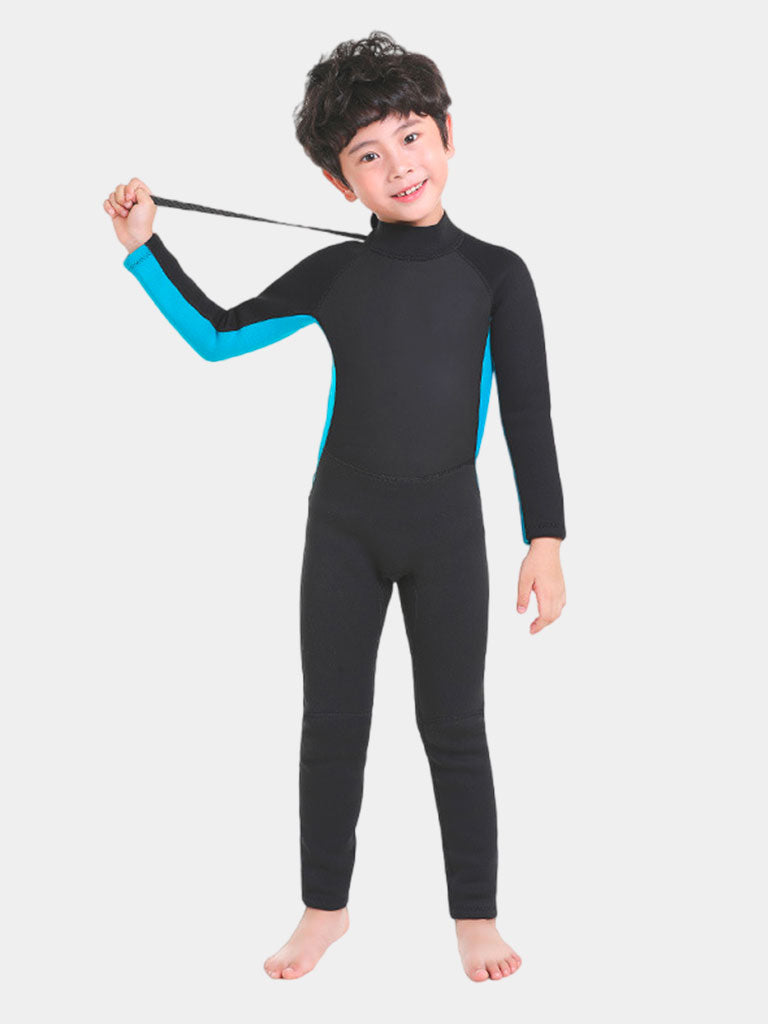 MYLEDI Kids 2.5MM Wetsuit Black Blue