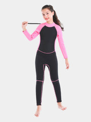 MYLEDI Kids 2.5MM Wetsuit Pink Front