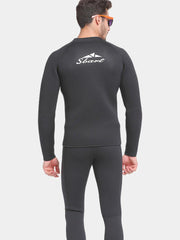 SBART Men 1.5mm Wetsuit Top Black Back