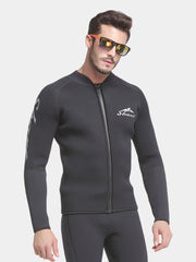 SBART Men 1.5mm Wetsuit Top Black