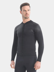 SBART Men 1.5mm Wetsuit Top Grid Black