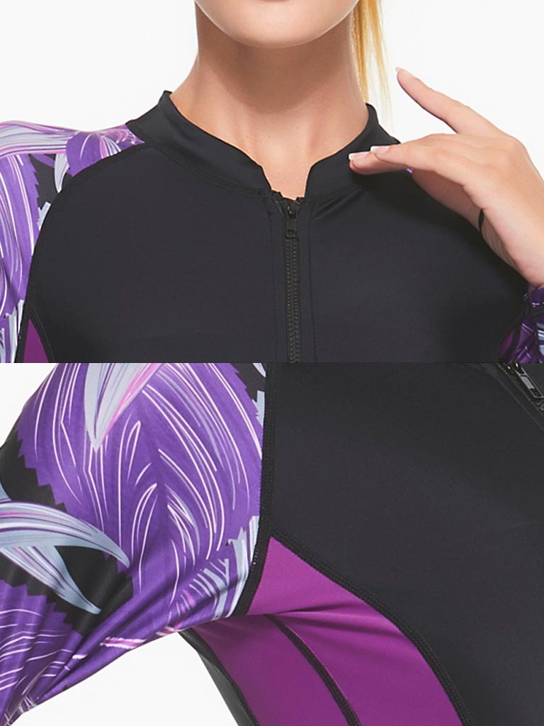 SBART Women Full Wetsuit WNW017 Purple Details