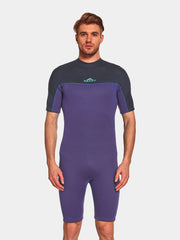 SBART Men 2mm Neoprene Quick Dry Wetsuit Purple