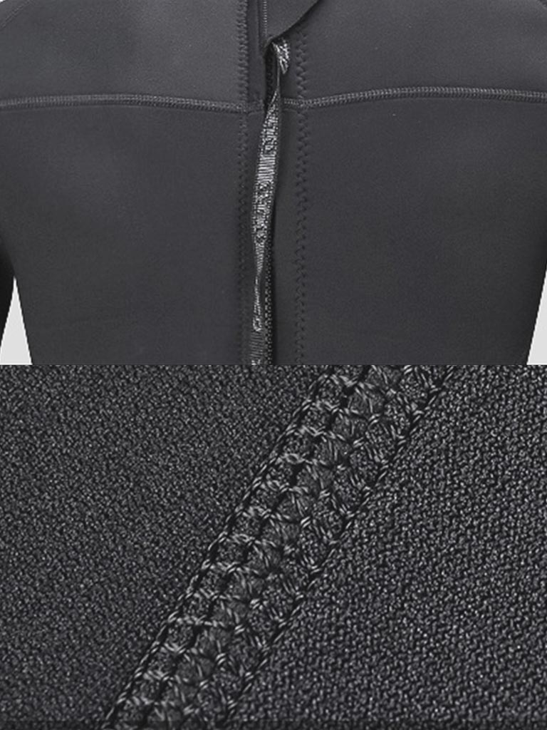 ZCCO 3MM Mens Plus Size Winter Wetsuit Zipper