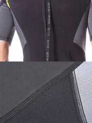 ZCCO Men Short Sleeve Wetsuit Details